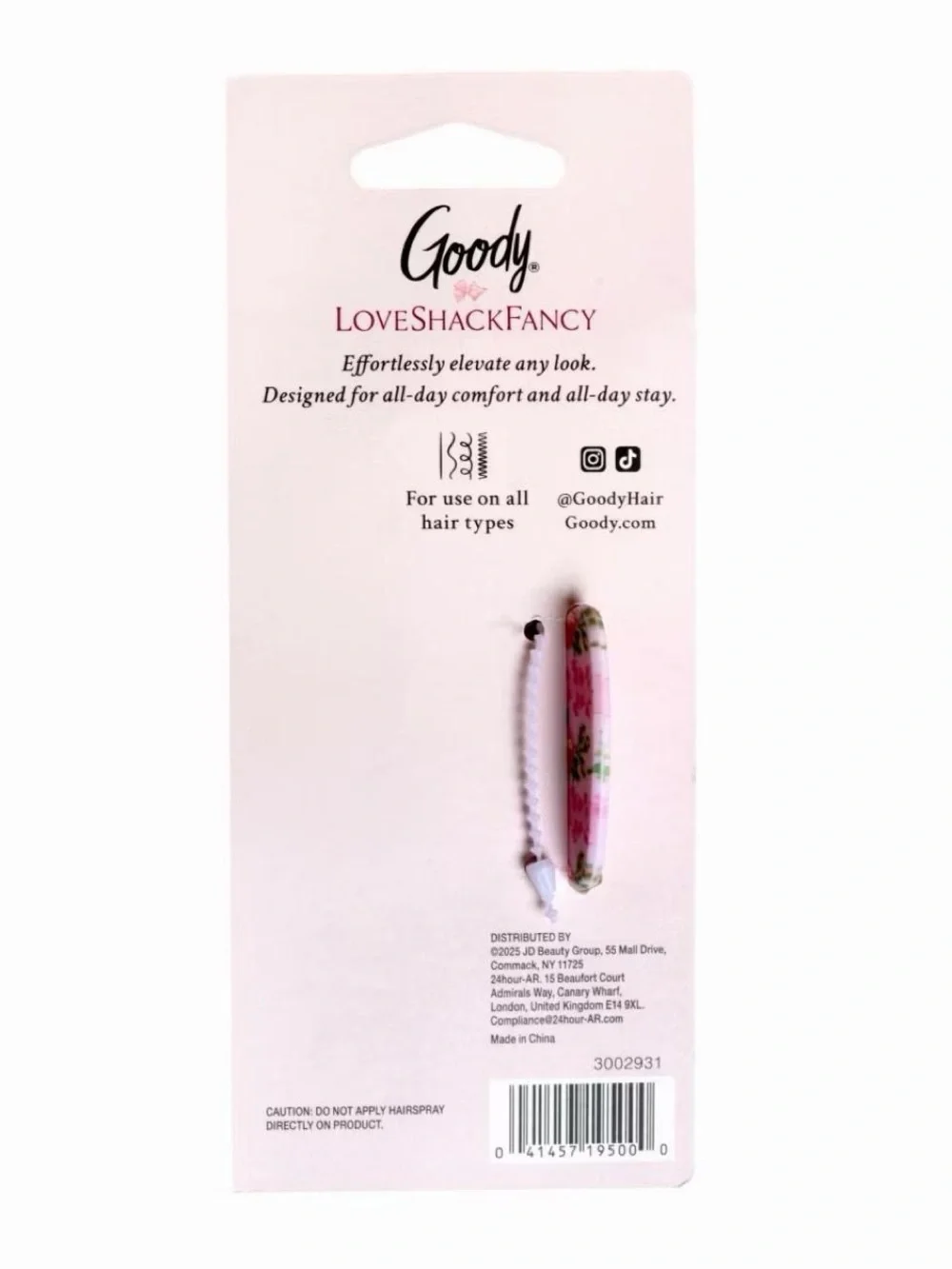 LoveShackFancy x Target – Goody Blooming Heirloom Large Claw Clip 1CT